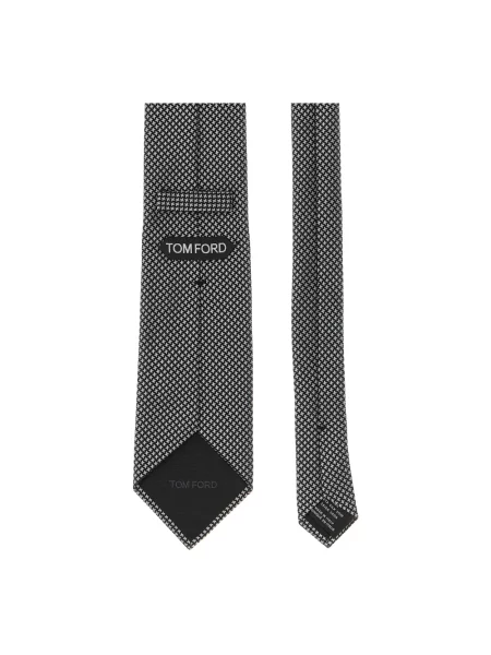 Krawat Tom Ford wiązany szary