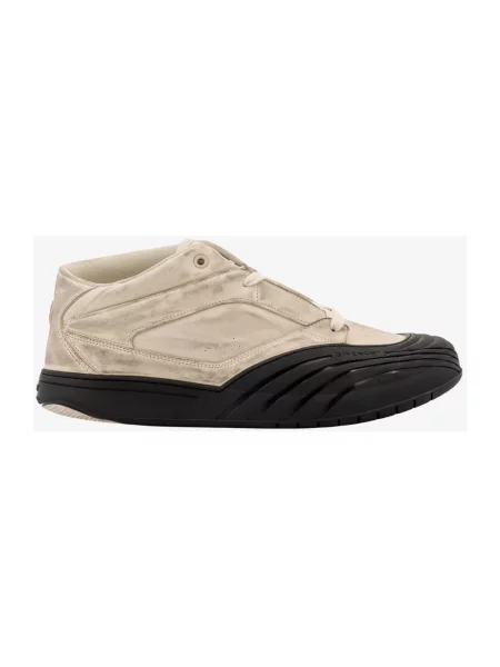 Sneakersy Givenchy skórzane z logo beżowe