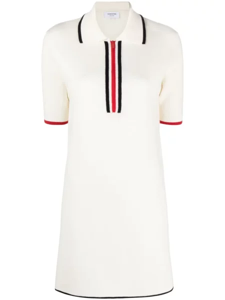 Rochie Thom Browne de lână cu dungi de costum