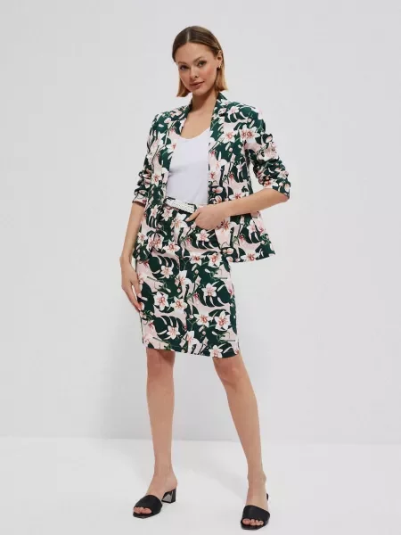 Spódnica Marisse z nadrukiem czarna