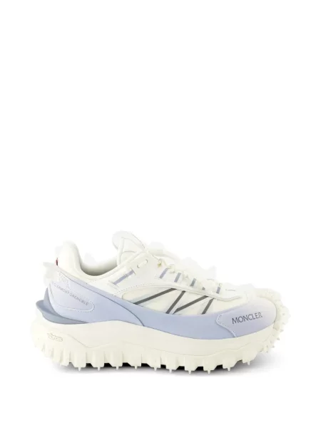 Sneakerși Moncler Trailgrip din piele alb