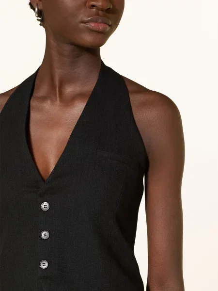 Eleh Kamizelka Blezerowa schwarz czarna