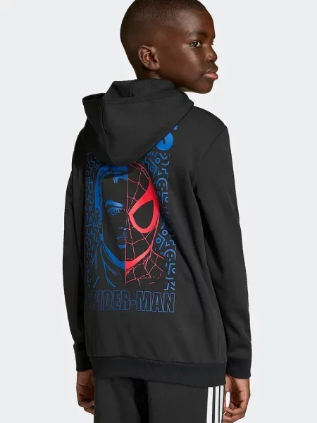 Παιδική μπλούζα adidas Marvel Spider-Man μαύρο