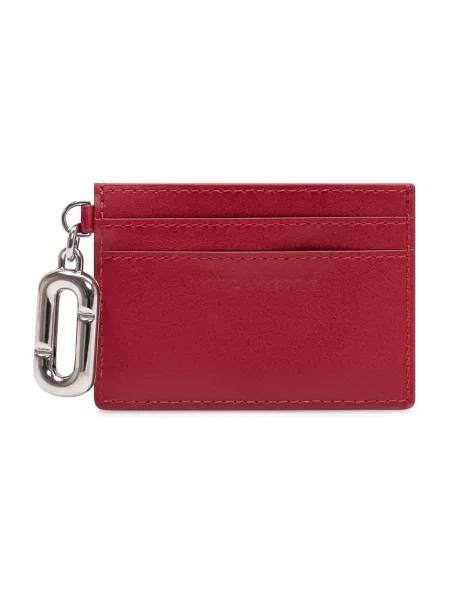 MARC JACOBS etui na karty skórzane CARD CASE czerwony