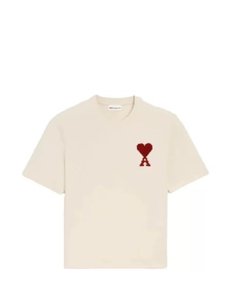 Tricou Ami Paris cu broderie