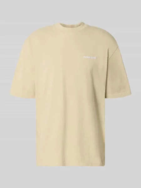 T-shirt o kroju oversized z wyhaftowanym logo Pegador