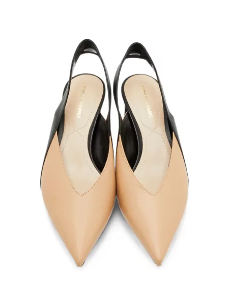 Pantofi cu toc Nicholas Kirkwood cu vârf ascuţit slingback