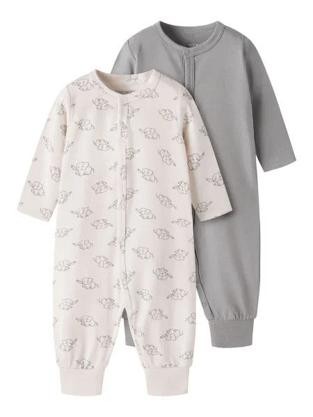 TWO SOON Pijamale crem gri