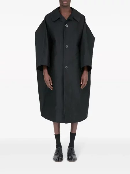 Ilgas paltas Maison Margiela juoda