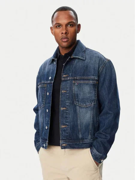 Tommy Jeans Farmer kabát Archive kék