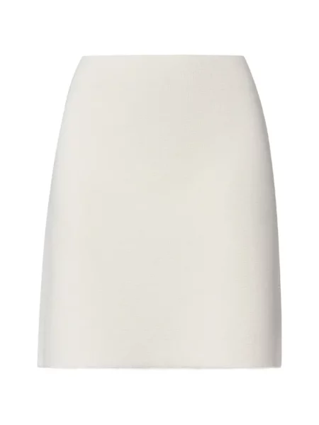 Fusta mini Fabiana Filippi tricotate alb