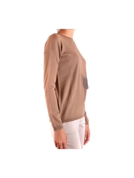 Sweter Fabiana Filippi brązowy