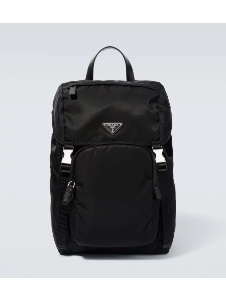 Nahrbtnik Prada z avtogramom črna