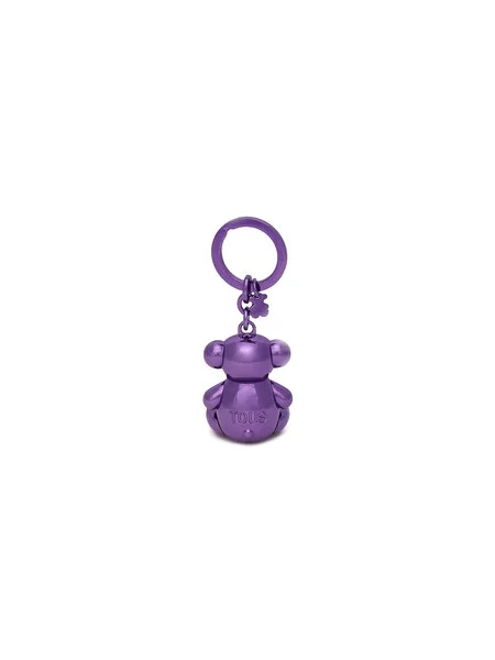Pakabukas TOUS LLAVERO METAL BOLD BEAR violetinė