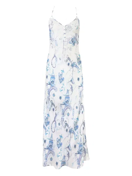 Rochie maxi Temperley London de costum alb