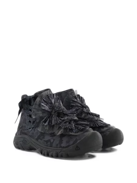 Cizme scurte Keen Footwear cu model floral cu imagine negru