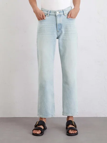 Прямі джинси Marc O’Polo бавовна/ліоцел синій