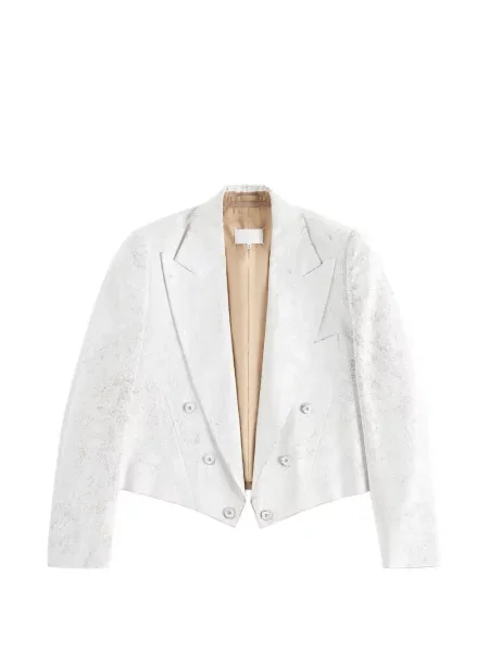 Decupat sacou Maison Margiela alb