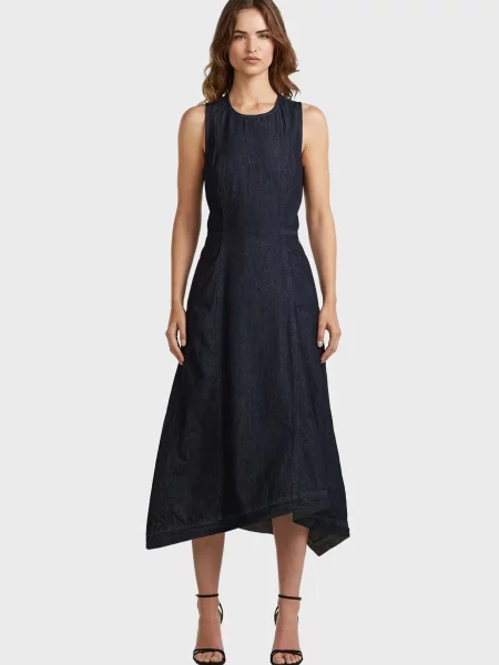 Сукня G-star Raw кльош синя