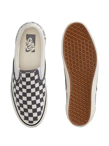 Chiloți Vans în carouri slip-on negru