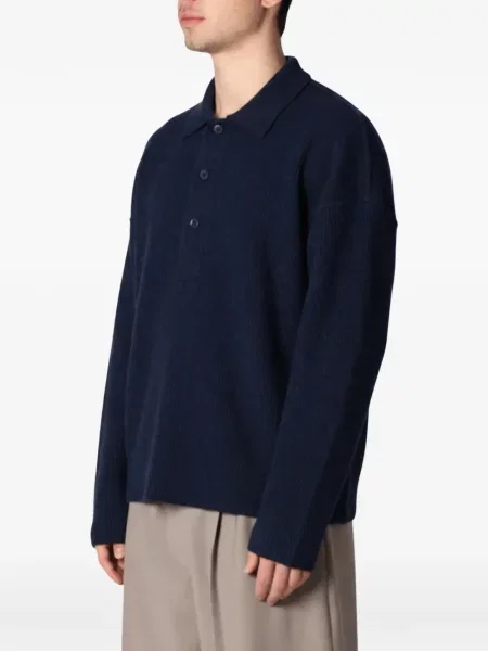 Tricou polo Roberto Collina albastru