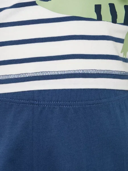 Sanetta Krótkie Piżamy blau niebieska