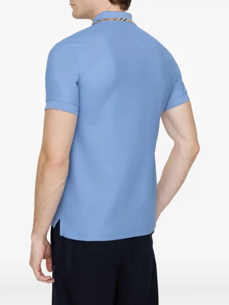 Polo Burberry în carouri albastru