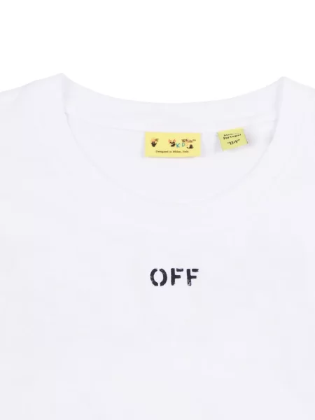 Koszulka dziecięca Off-white biała