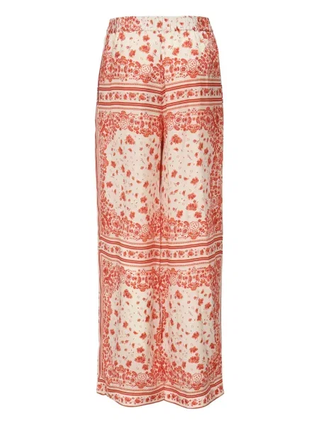 Pantaloni Fendi cu imagine alb