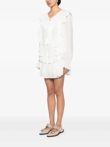 Spódnica B+ab z falbankami muślinowa biała