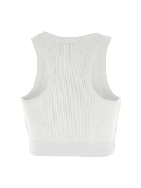Krótki top Givenchy z logo biały