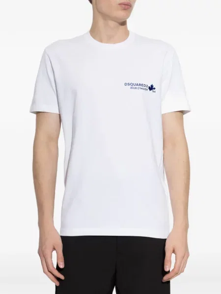 Tricou Dsquared2 cu imagine alb