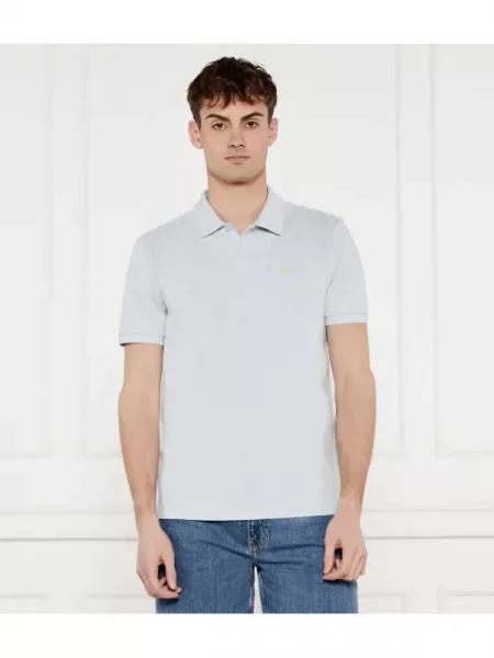 Calvin Klein Jeans Tenisz póló | pique kék