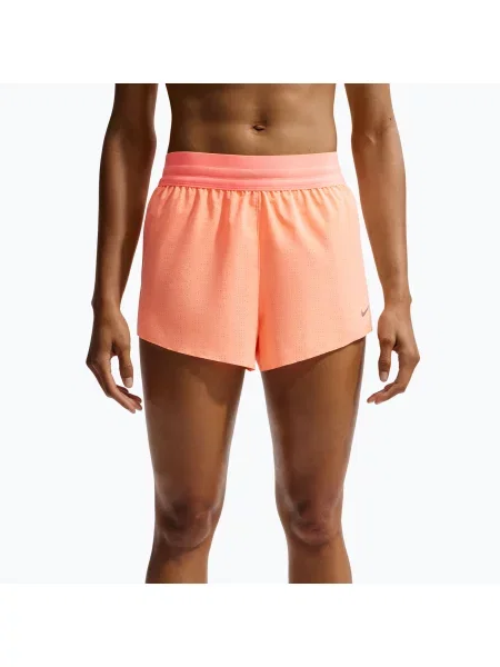Pantaloni scurți de alergare pentru bărbați Nike Swift Breathe Dri-Fit Mid-Rise orange pulse/photon dust portocaliu
