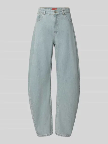 Jeansy w kroju barrel fit z kieszenią z denimu model MCOCANTORE' Max&co.