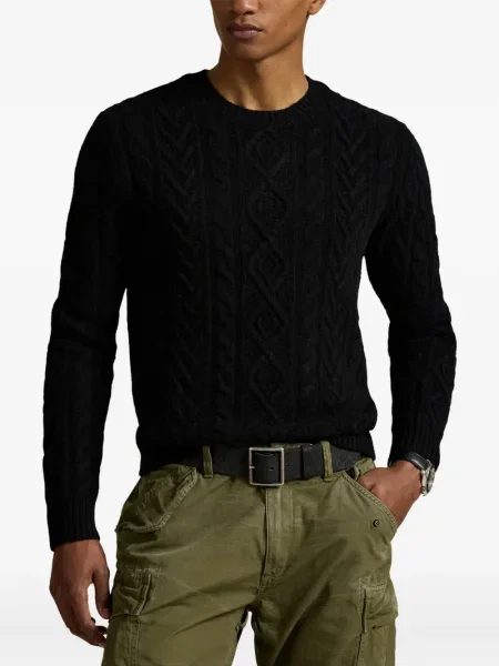 Ριγέ polo Polo Ralph Lauren με κουκούλα με αυτόγραφο λευκό