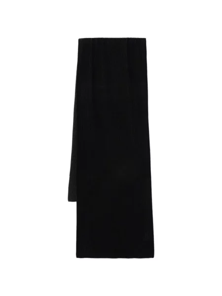 Fular Marc O'polo cu broderie tricotate negru