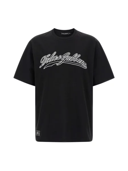 Koszulka Dolce And Gabbana z logo czarna
