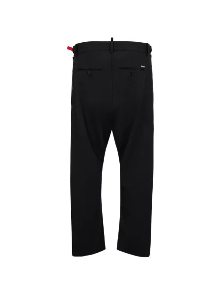Cu centură pantaloni Dsquared2 negru