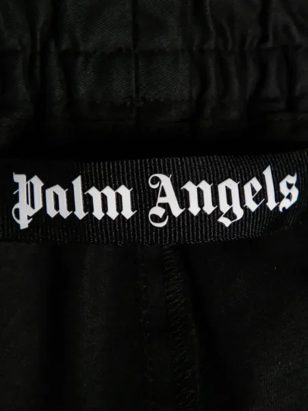 Pantaloni scurți Palm Angels cu dungi negru