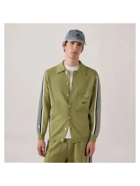 Dzianinowy sweter Autry zielony