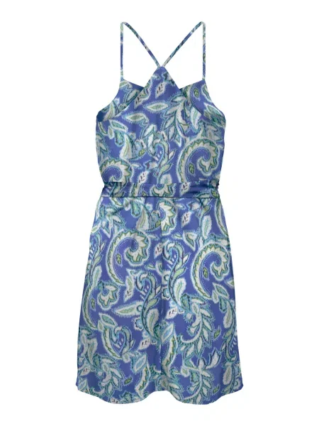 ONLY Rochie ALMA albastru / verde deschis alb