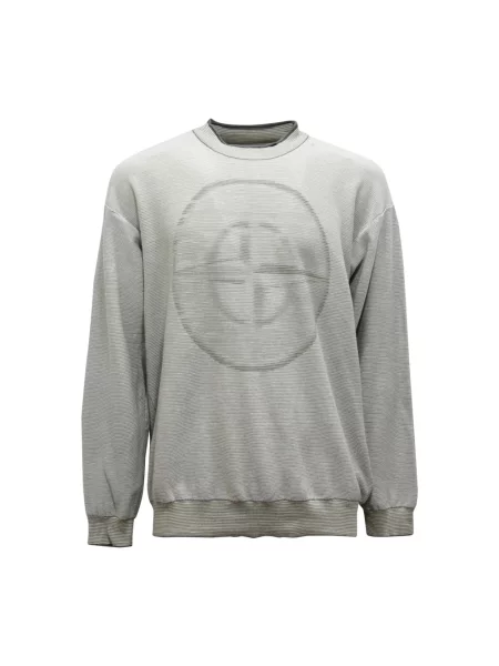 Sweter Stone Island z kamieniami szary
