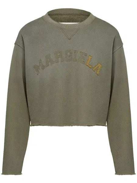 Hanorac Maison Margiela cu imagine verde