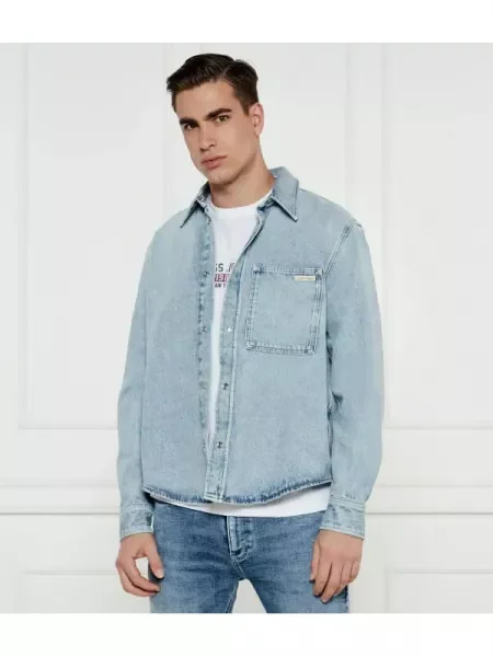 Calvin Klein Jeans De blugi cămașă albastru