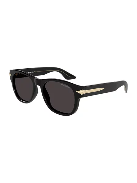 Okulary wayfarer Montblanc czarne