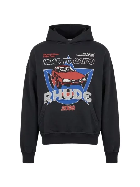 Hanorac cu glugă Rhude negru