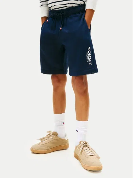 Tommy Hilfiger Pantaloni scurți sport Monotype Print Bleumarin