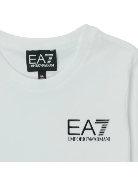 Tricou copii Emporio Armani Ea7 alb