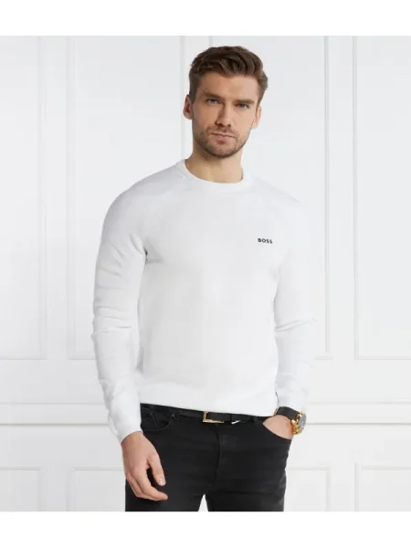 BOSS GREEN Pulover Perform-X_CN alb